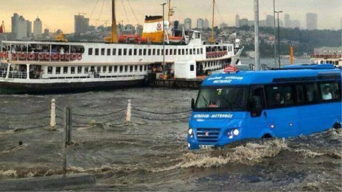 Meteoroloji\'den İstanbul İçin Sağanak Yağış Uyarısı