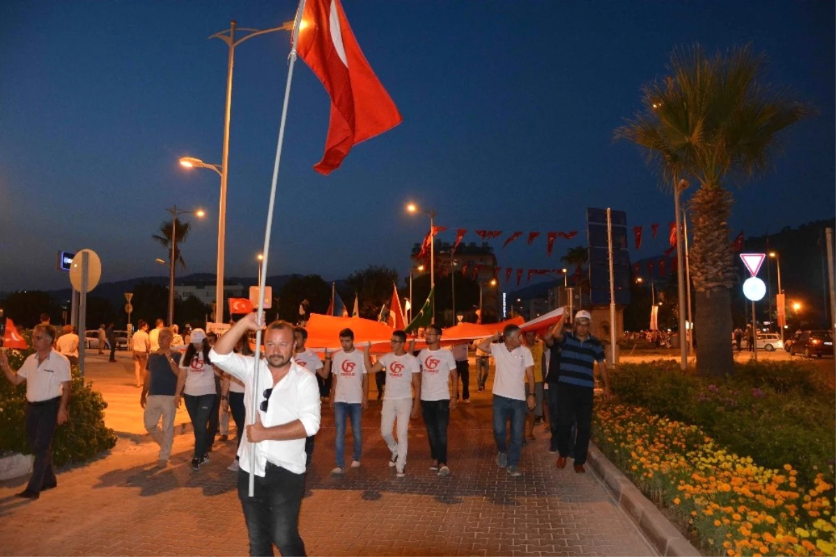 Ortaca\'da 15 Temmuz Demokrasi ve Milli Birlik Günü Etkinlikleri