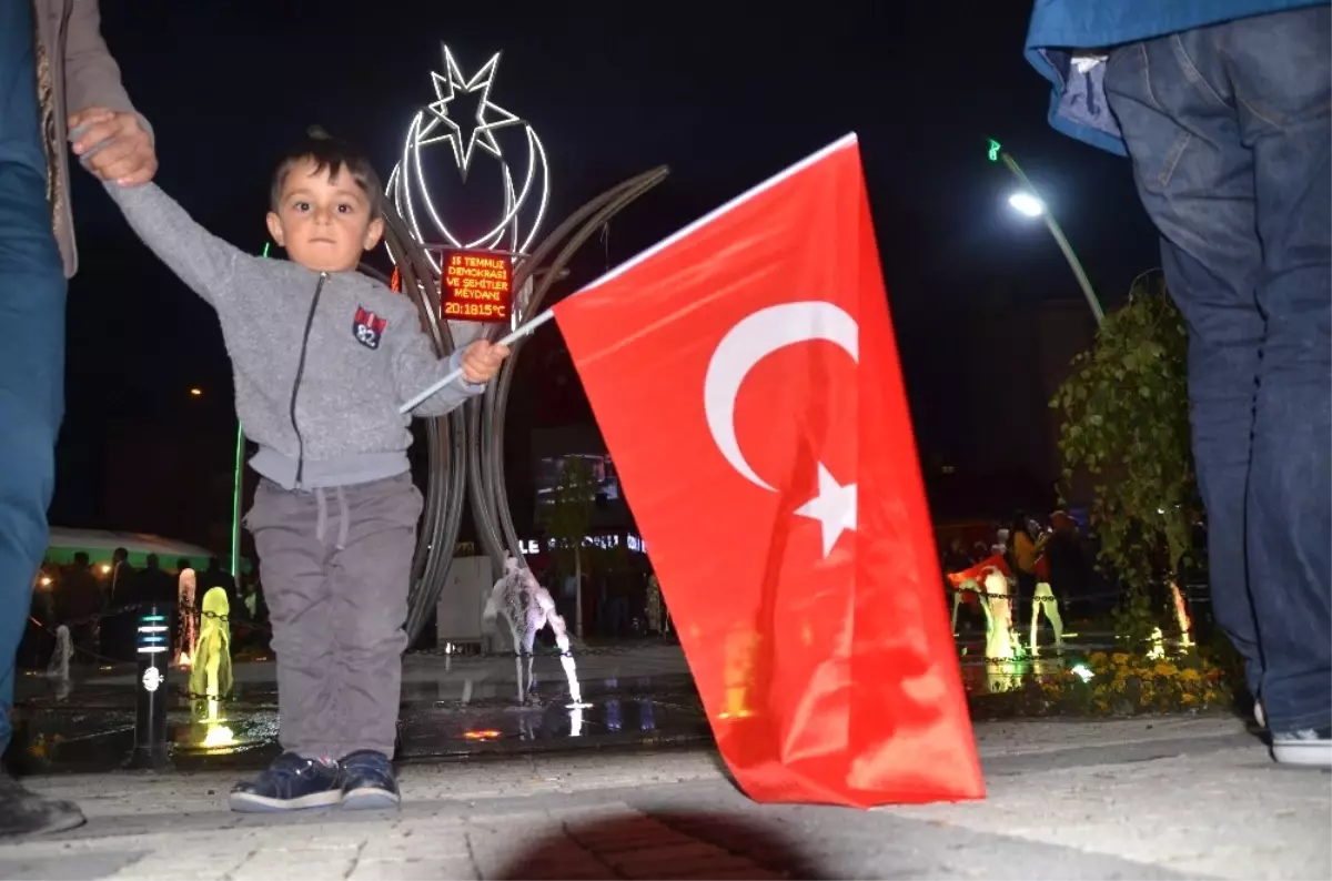 Sarıkamış\'ta 15 Temmuz Milli Birlik Yürüyüşü ve Demokrasi Nöbeti