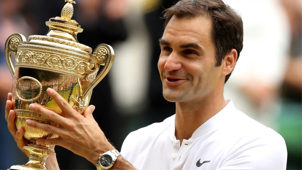 Wimbledon Tek Erkeklerde Şampiyon Olan Roger Federer Tarihe Geçti