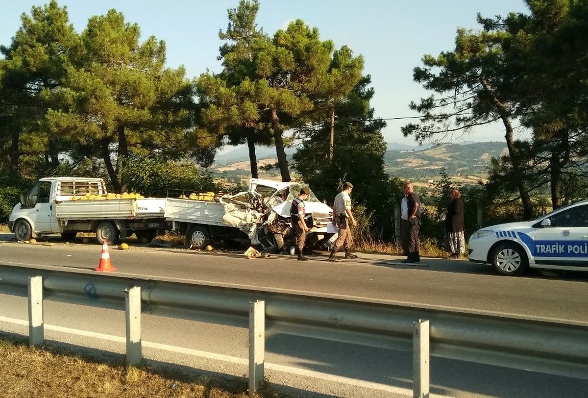 Bafra\'da Trafik Kazası: 1 Yaralı