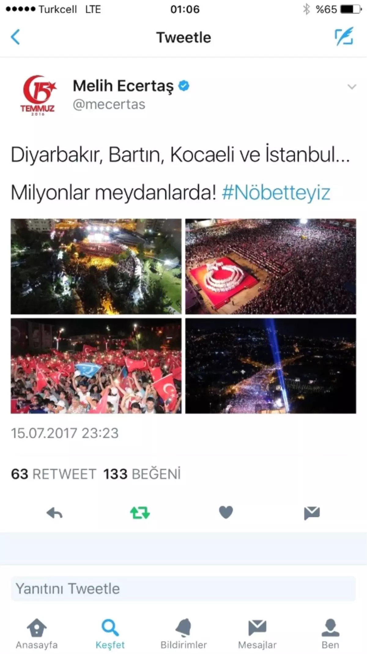 Hafızların Türk Bayrağı Kareografisi Twitter\'da Gündem Oldu