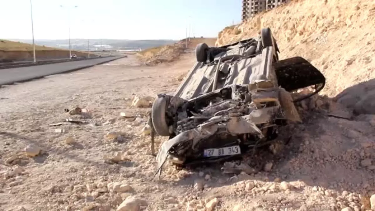 Otomobilin Takla Atması Sonucu Aynı Aileden 4 Kişi Yaralandı