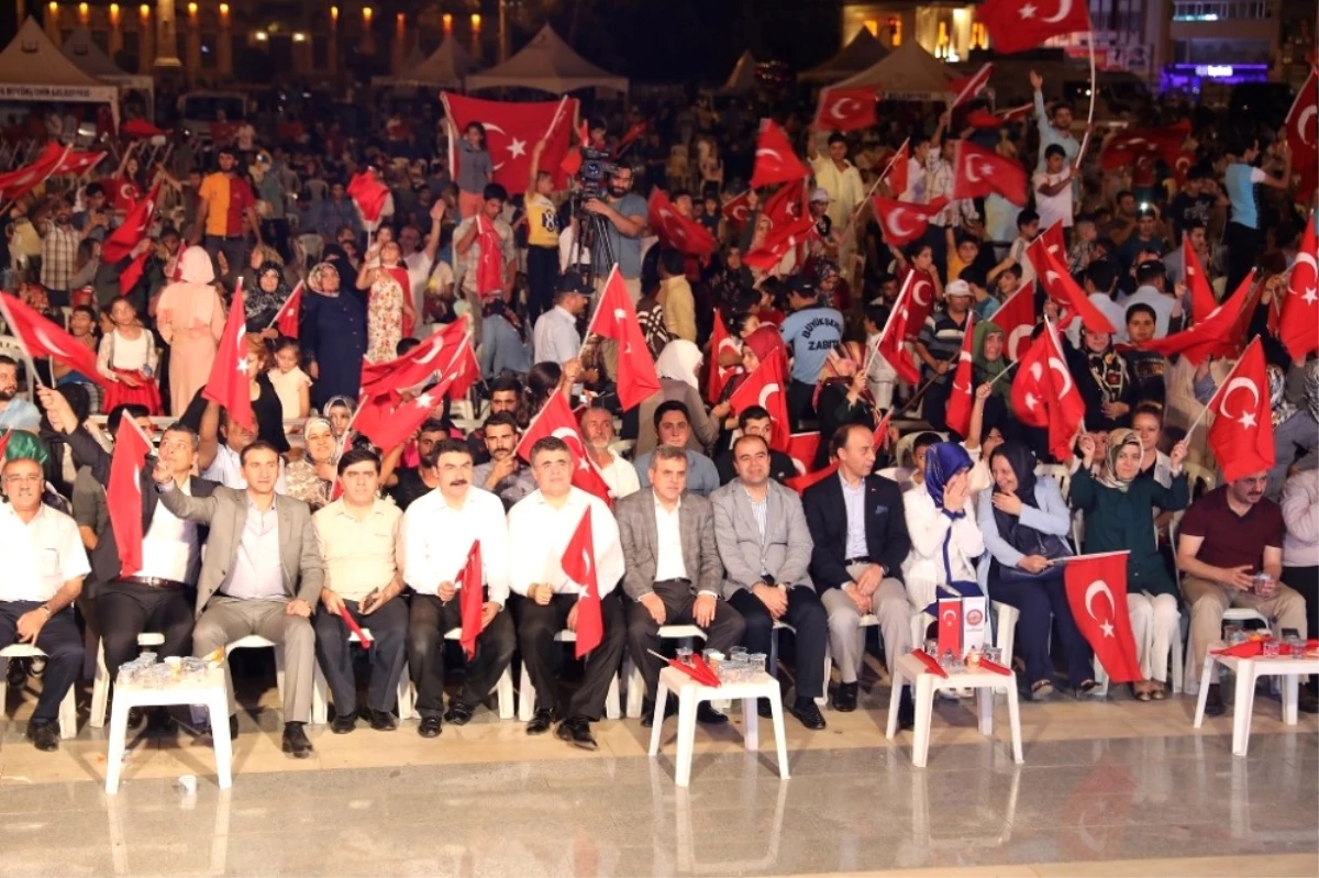 Şanlıurfa\'da 15 Temmuz Demokrasi ve Milli Birlik Günü Anması Sona Erdi