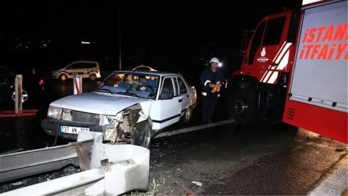 15 Temmuz Şehitler Köprüsü\'nde Trafik Kazası