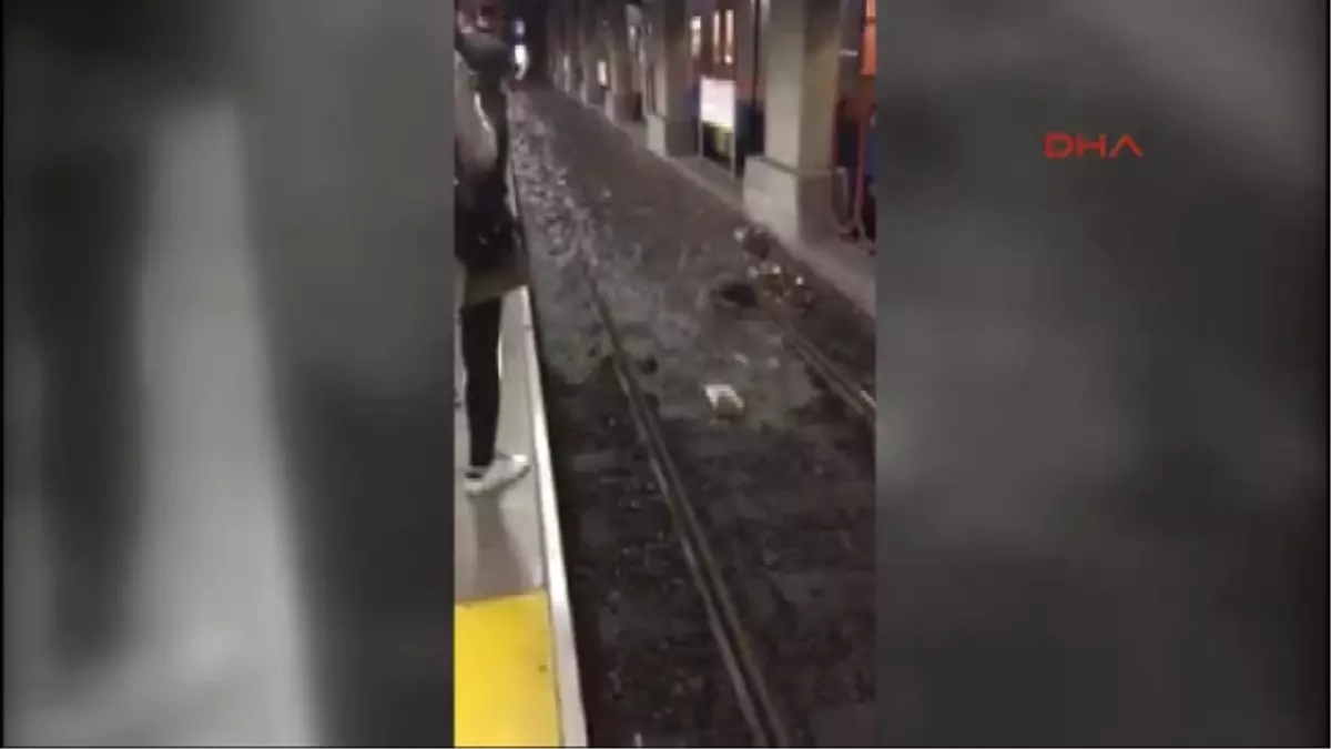 Aksaray Metroyu Su Böyle Bastı; Seferler Durdu