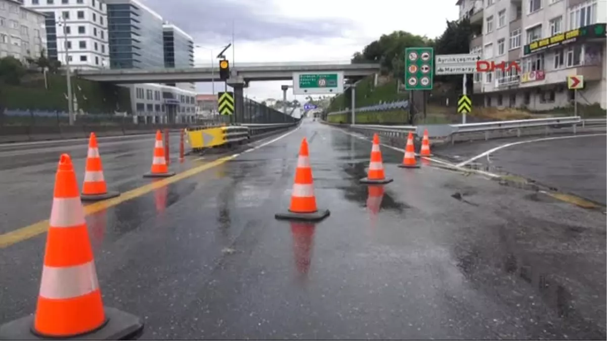 Avrasya Tüneli Trafiğe Kapatıldı