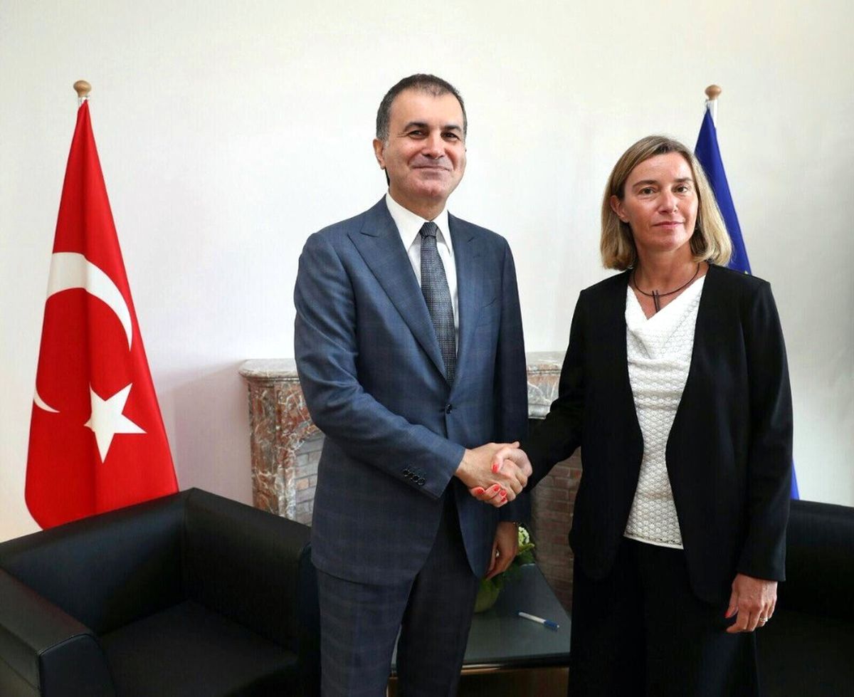 Bakan Çelik, Mogherini ile Görüştü