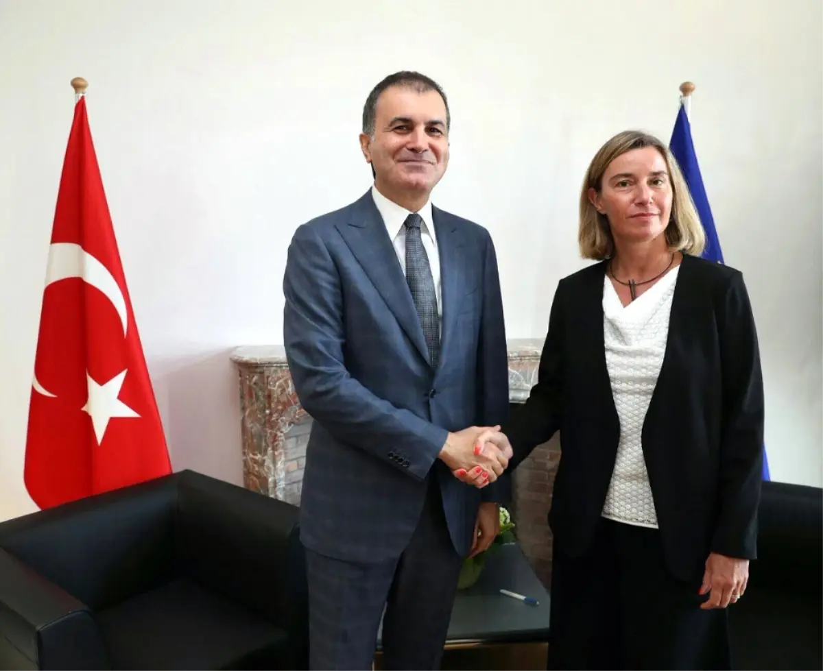 Bakan Çelik Mogherini Ile Görüştü