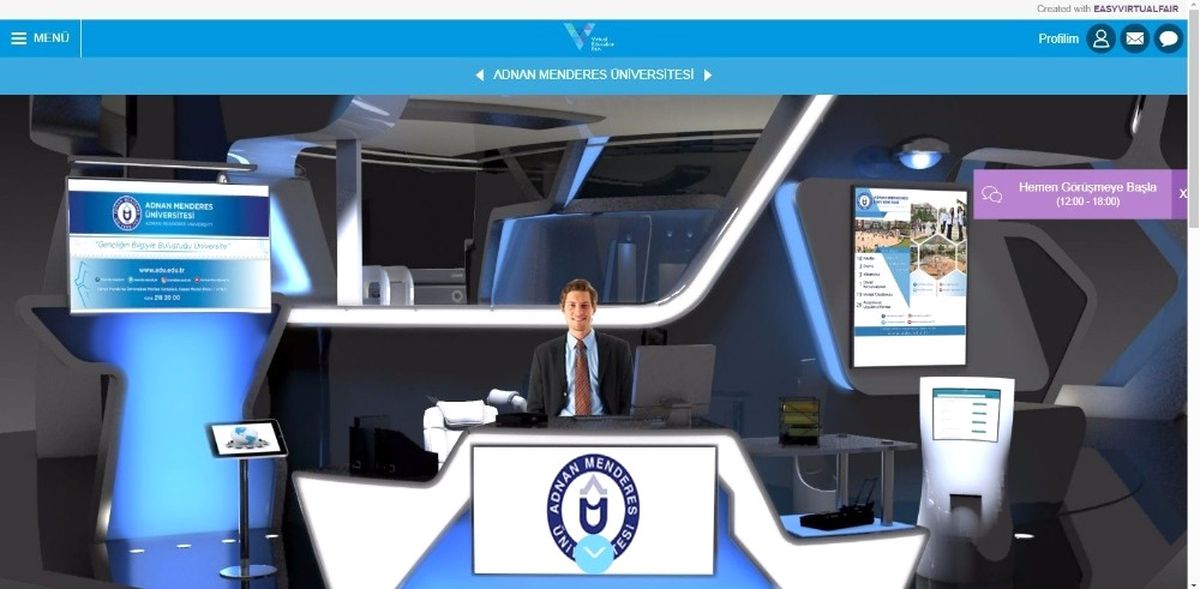 Adü\'den Bir İlk; Online Tercih Fuarı