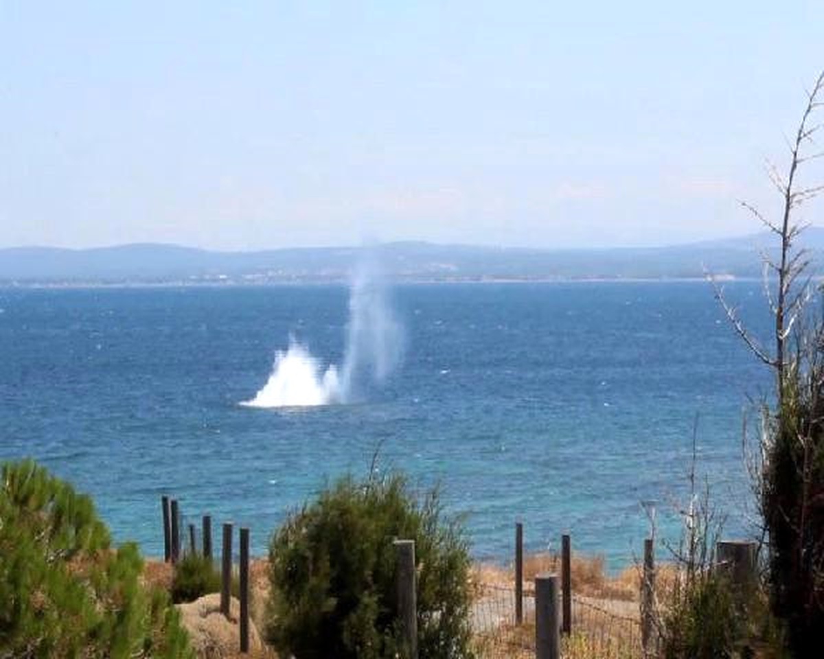 Çanakkale\'de Birinci Dünya Savaşı\'ndan Kalma Mayın İmha Edildi
