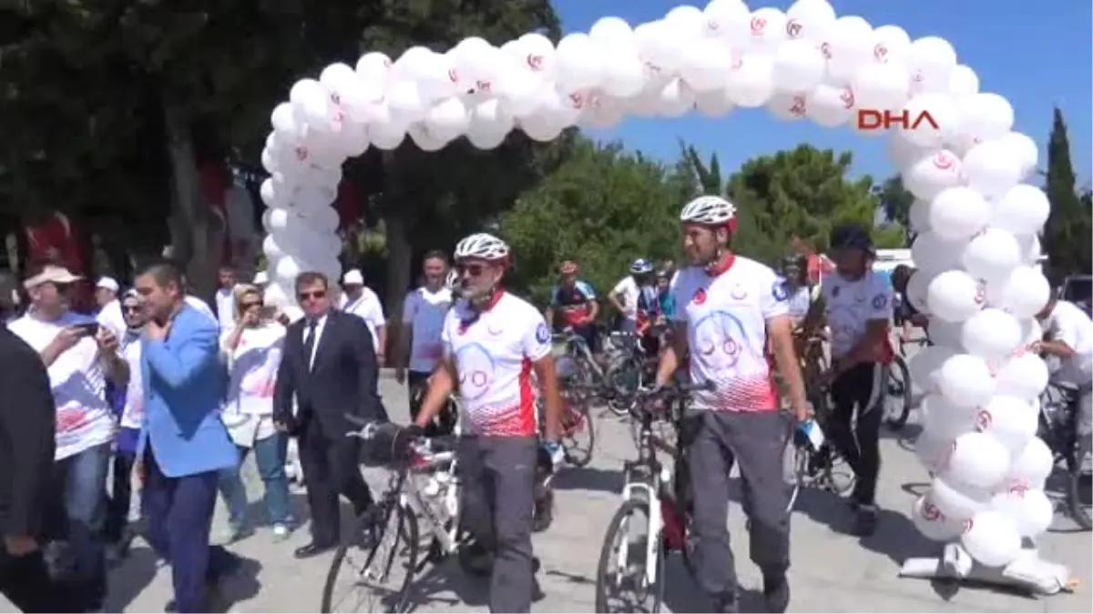 Çanakkale Konya\'dan Çanakkale\'ye 15 Temmuz Şehitleri Için Pedal Çevirdiler