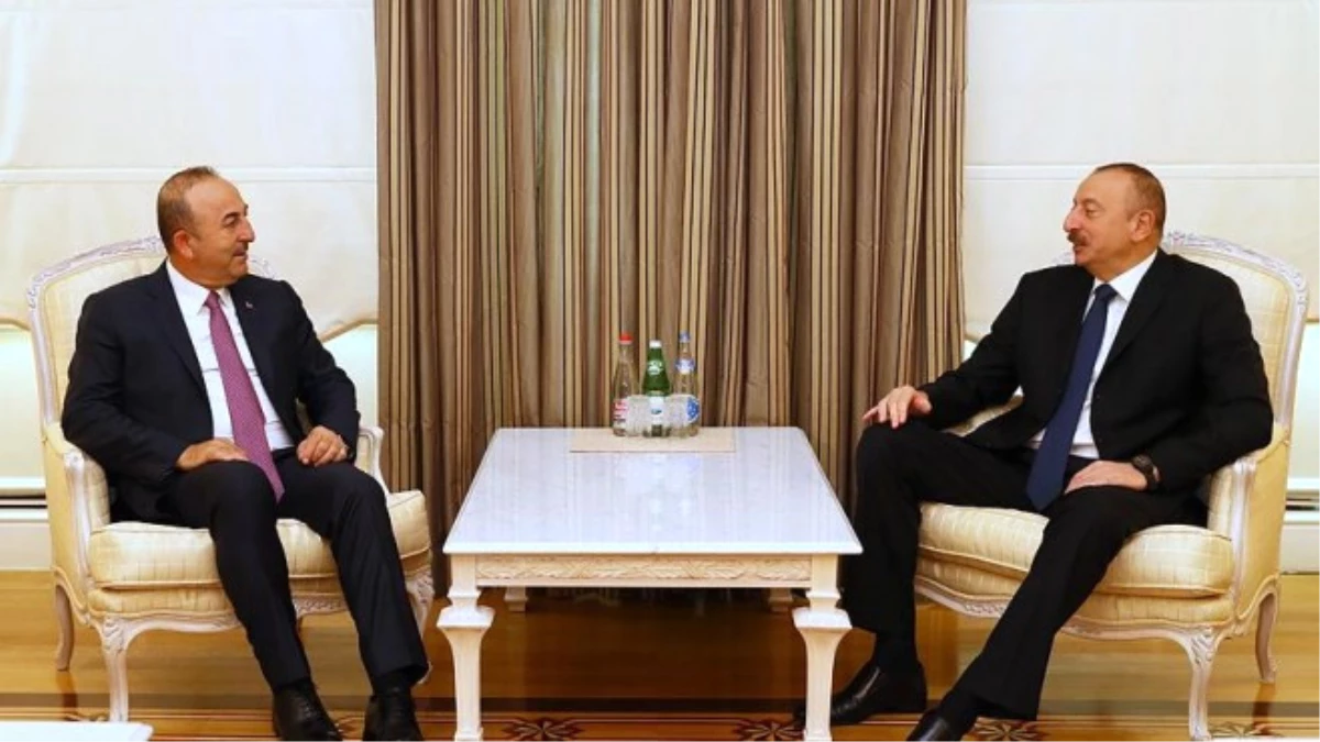 Çavuşoğlu, Aliyev ile Görüştü