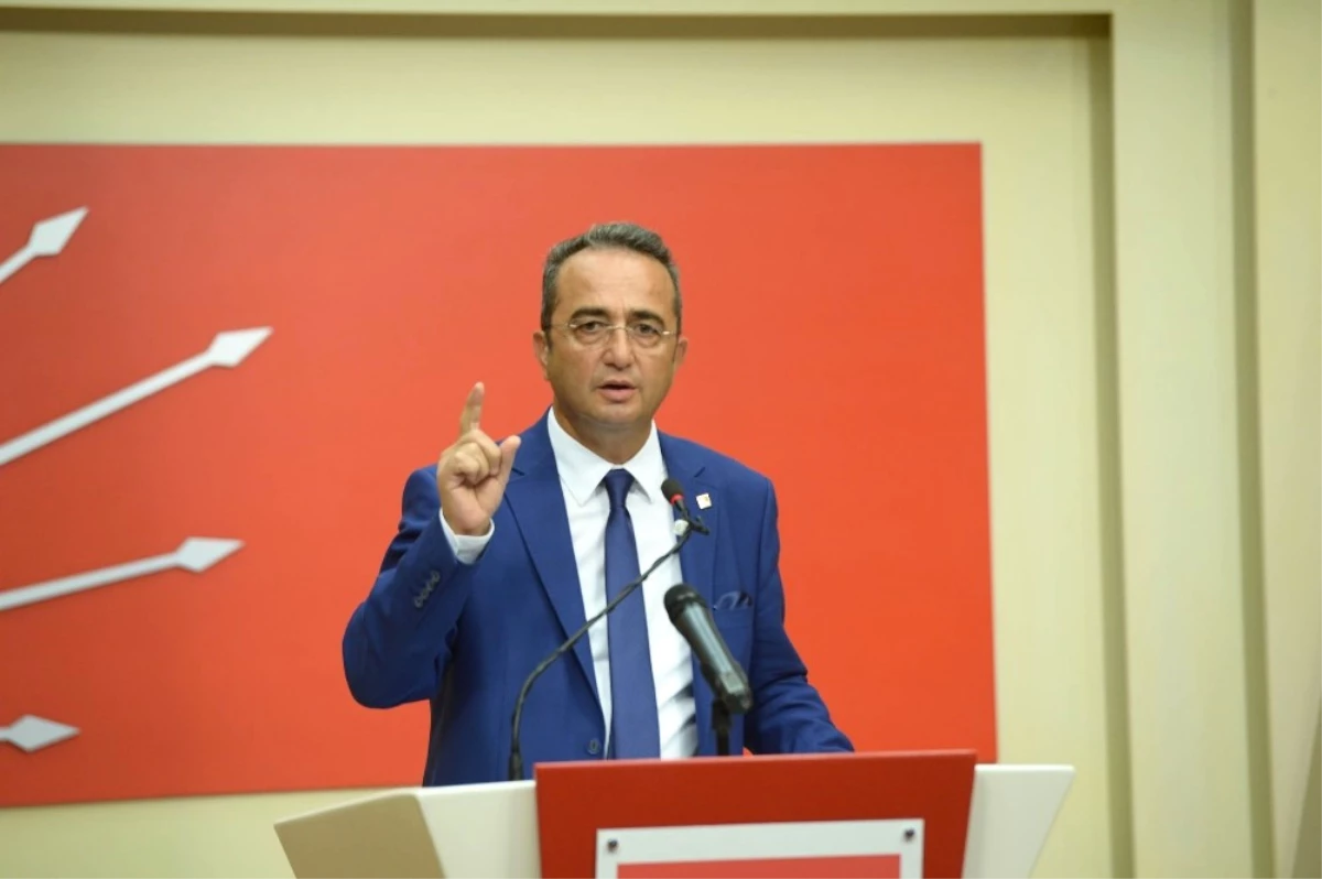 CHP Genel Başkan Yardımcısı ve Parti Sözcüsü Bülent Tezcan Açıklaması
