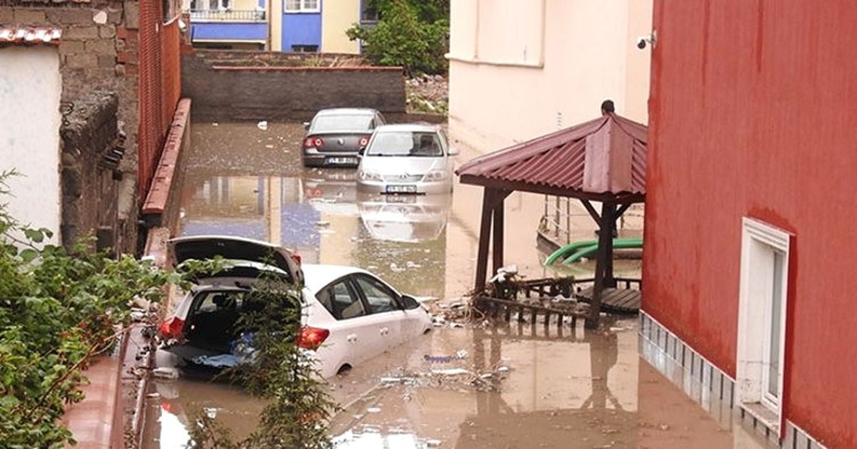 Çorum\'da Şiddetli Yağış