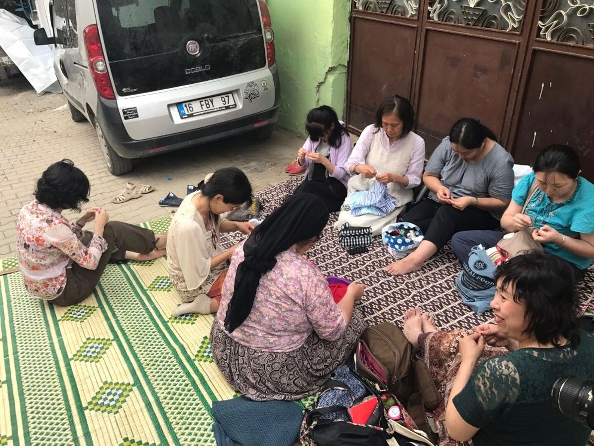 İğne Oyasını Öğrenmek İçin Japonya\'dan Geldiler