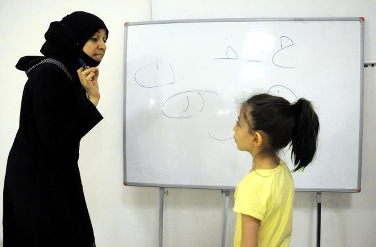 Suriyeli Reem, Türk Çocuklarına Arapça Öğretiyor