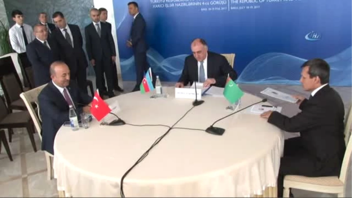 Türkiye-Azerbaycan-Türkmenistan Üçlü Dışişleri Bakanları Toplantısı Başladı