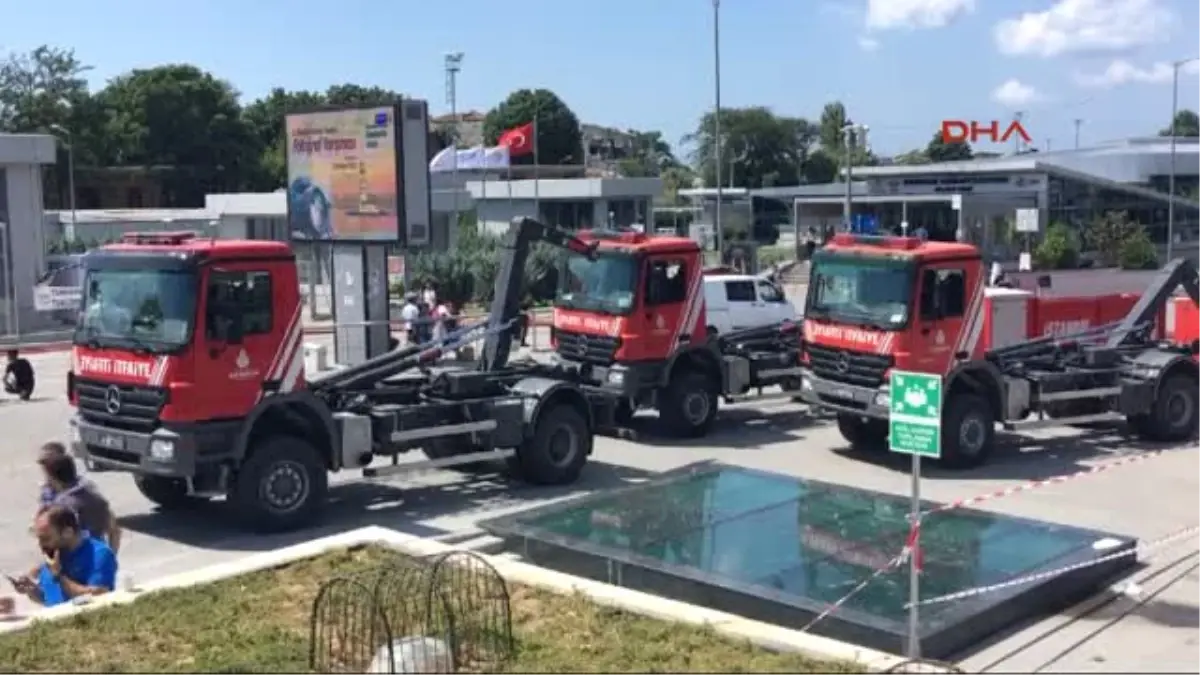 Yenikapı Metroda Itfaiyenin Çalışmaları Devam Ediyor