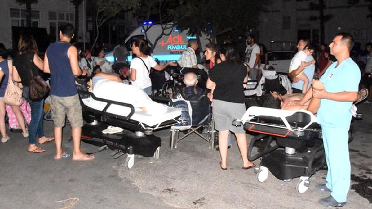 7- Bodrum Devlet Hastanesi\'nin Acil Servis Boşaltıldı