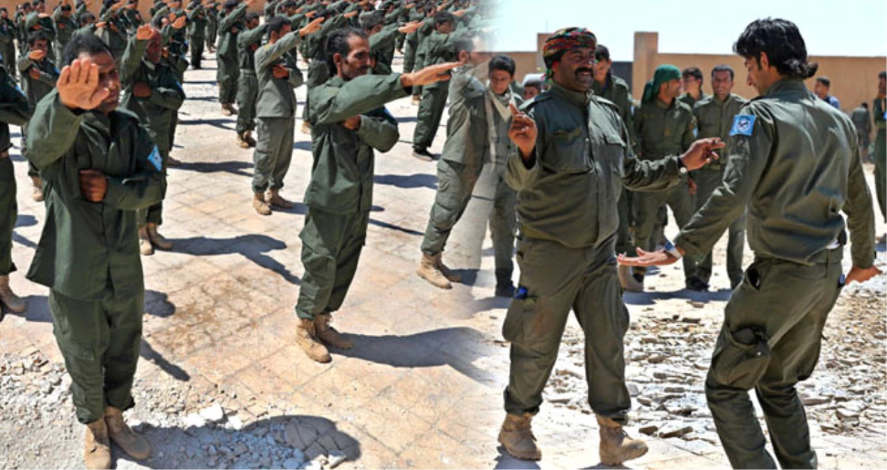 ABD\'nin Eğitim Kampında Eğitilen PKK\'lı Teröristlerin "Mezuniyet" Görüntüleri Ortaya Çıktı