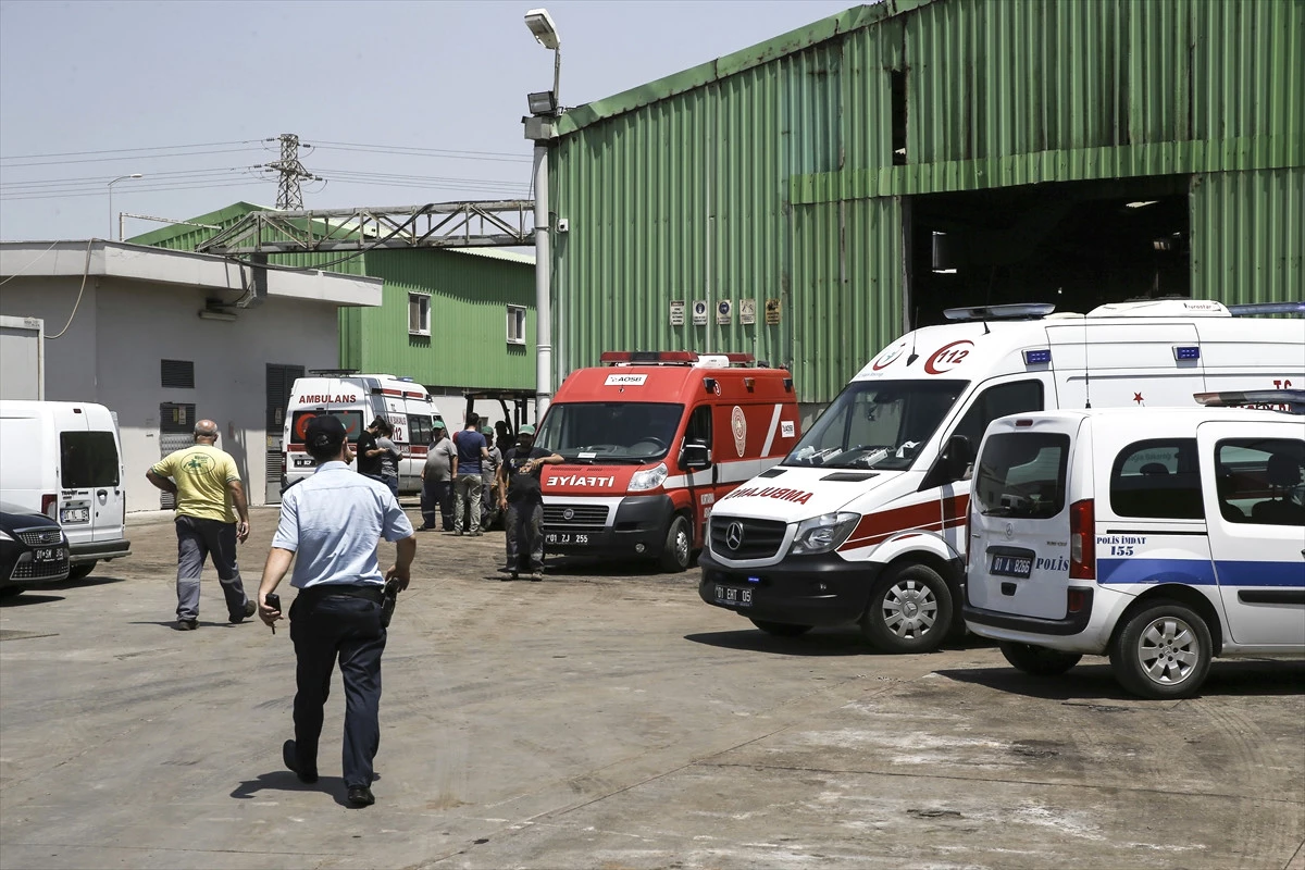 Adana\'da Fabrikadaki İş Kazası