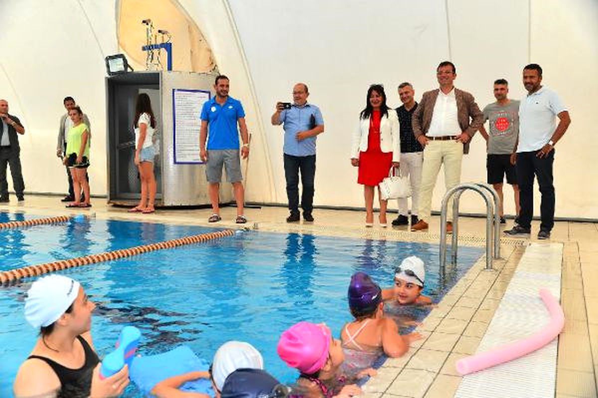 Beylikdüzü Belediye Başkanı İmamoğlu, Yaz Spor Okullarını Ziyaret Etti