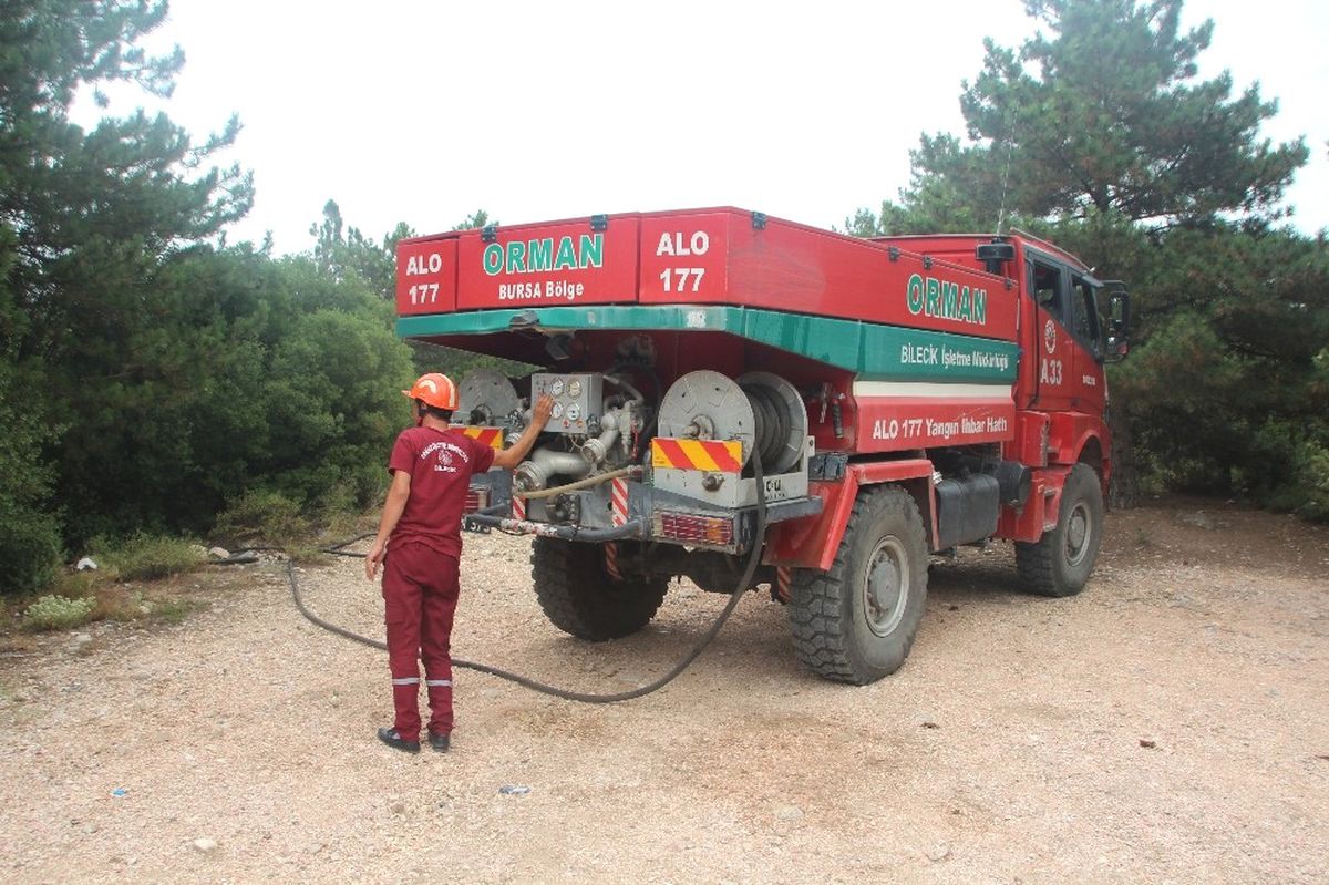 Bilecik\'te Orman Yangını