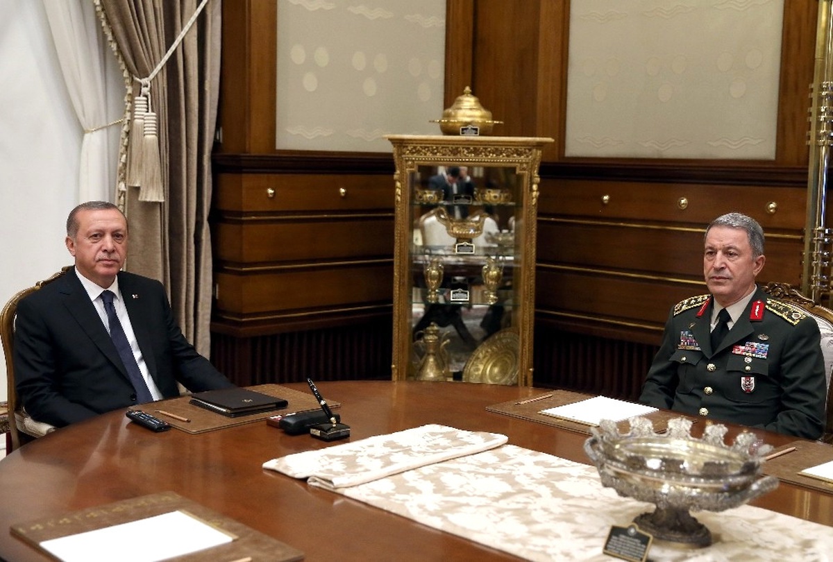 Cumhurbaşkanı Erdoğan, Orgeneral Akar\'ı Kabul Etti