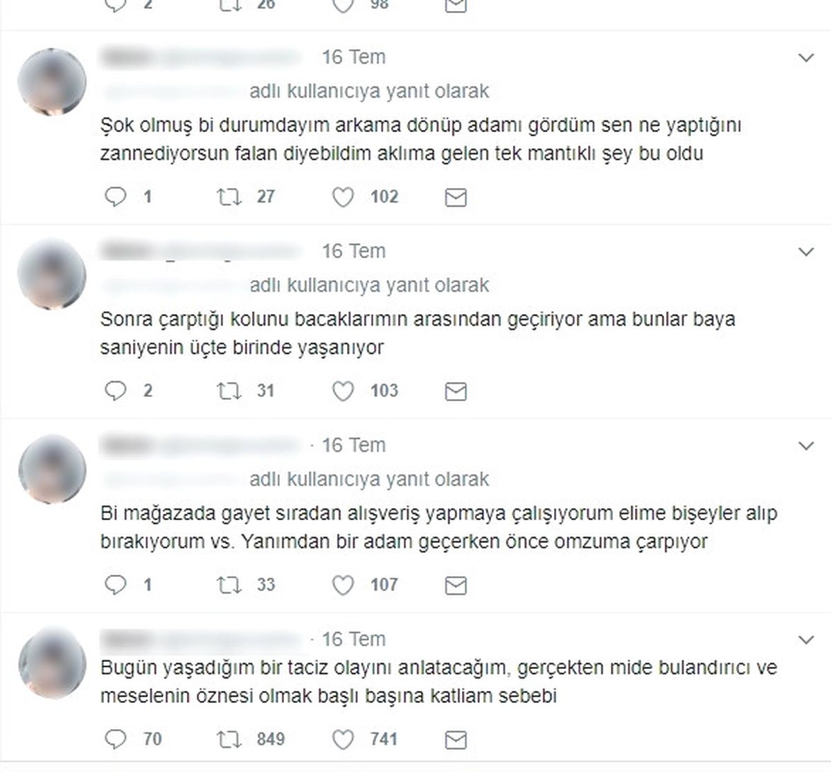 Mağazada Tacize Uğrayan Genç Kız Sosyal Medyadan İsyan Etti