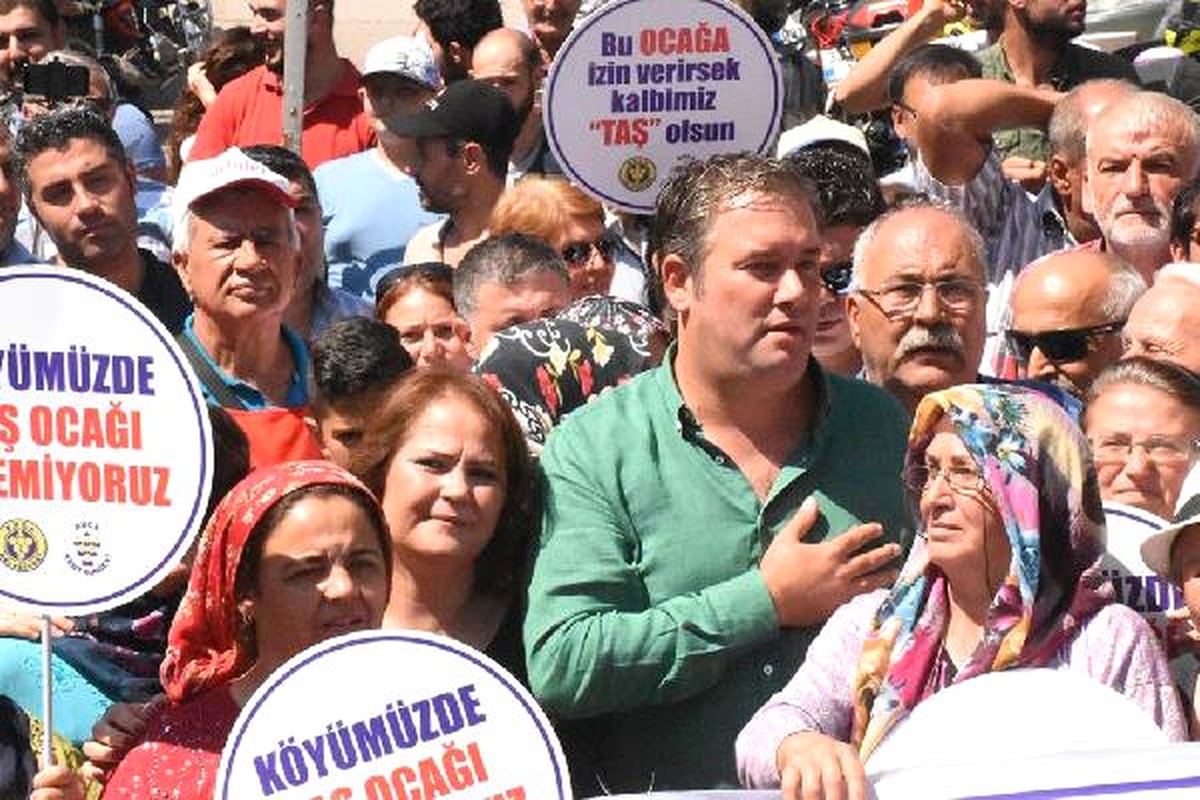 Mahalle Sakinlerinden Taş Ocağı Tepkisi