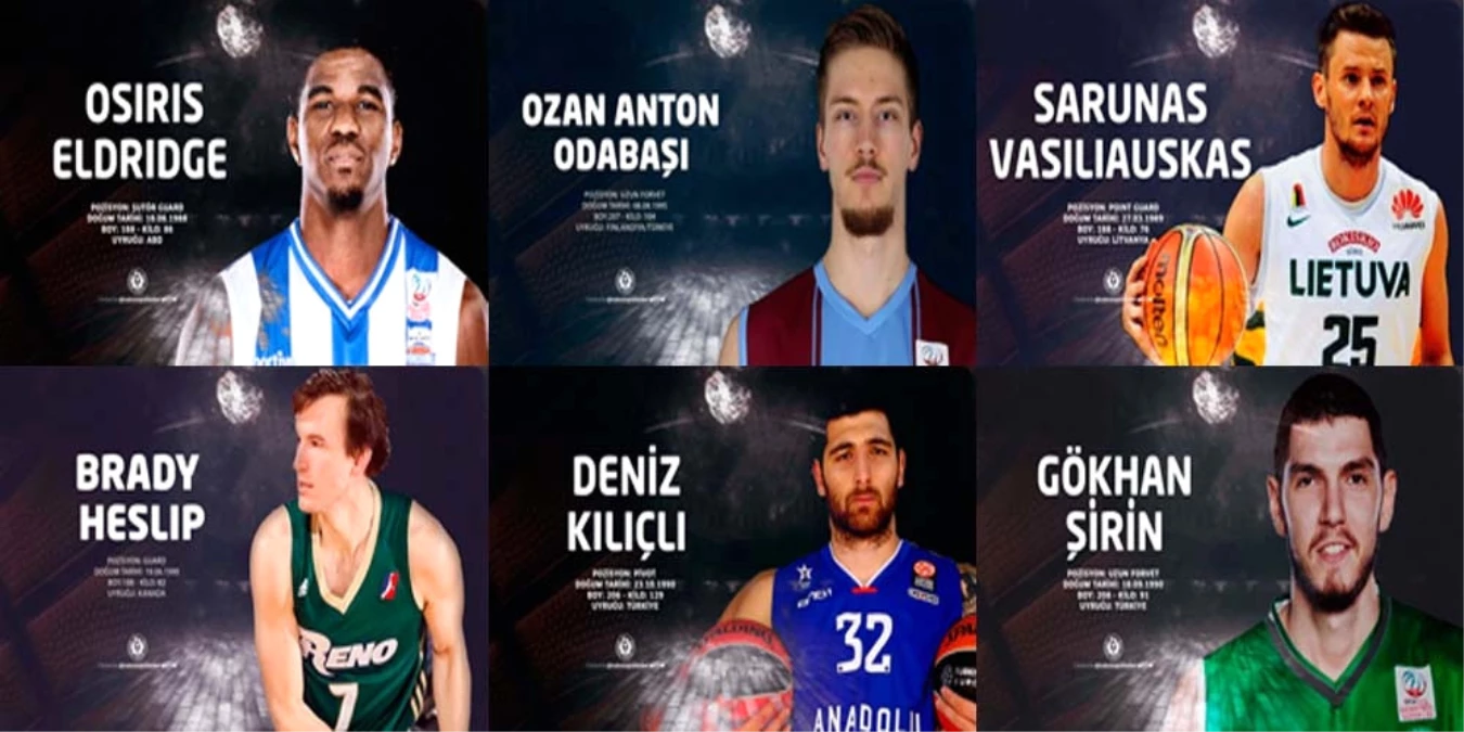 Trabzonspor Basketbol\'dan 6 Transfer