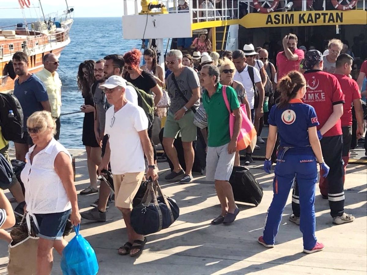 180 Kişi Daha Kos Adası\'ndan Bodrum\'a Geldi