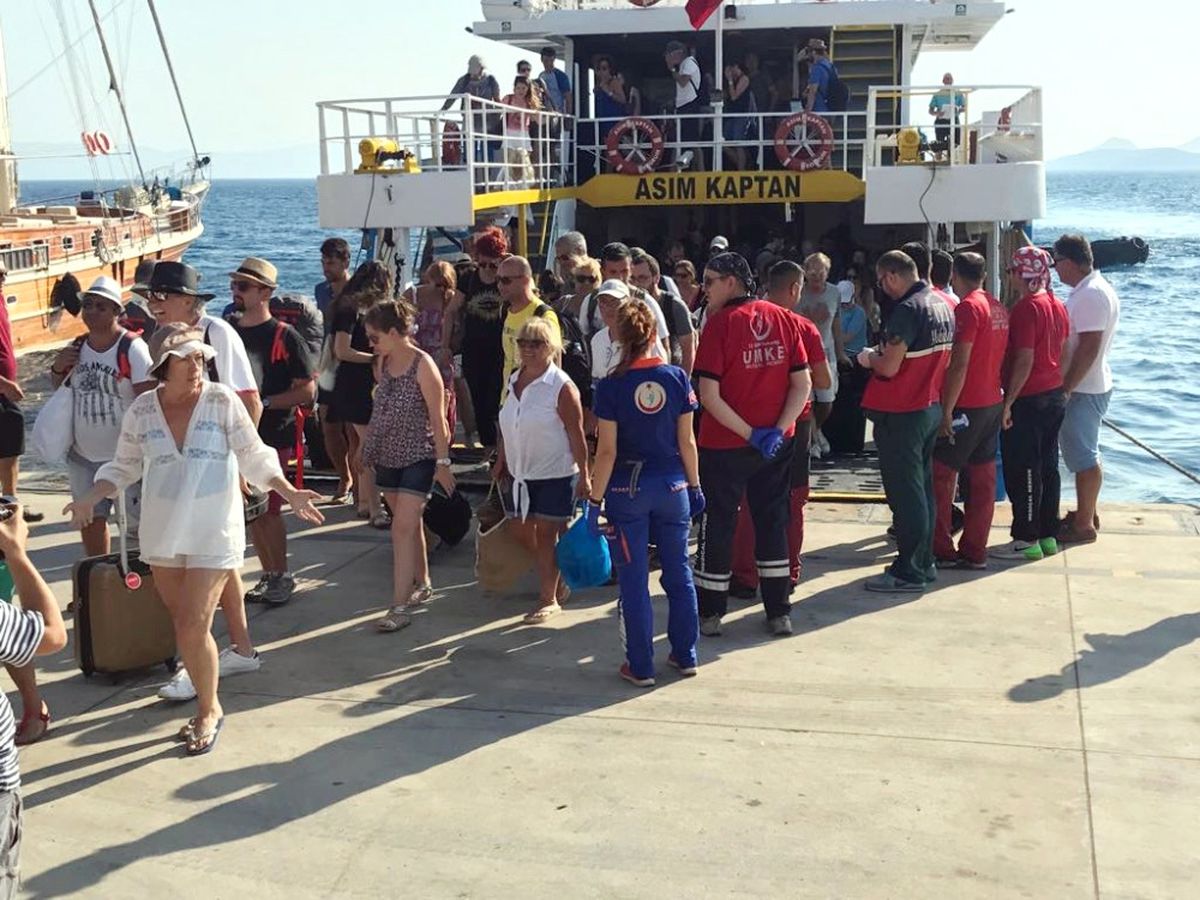 180 Kişi Daha Kos Adası\'ndan Bodrum\'a Geldi