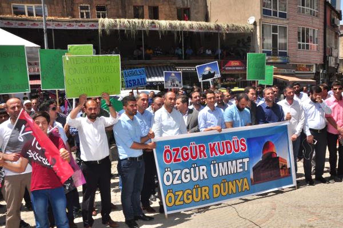 Bitlis\'te Kudüs İçin Basın Açıklaması