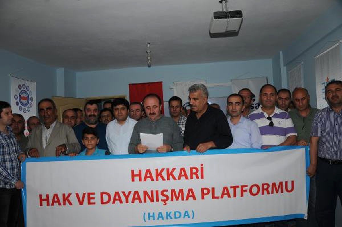 Hakkari\'de Hak-Da Platformundan İsrail\'e Tepki