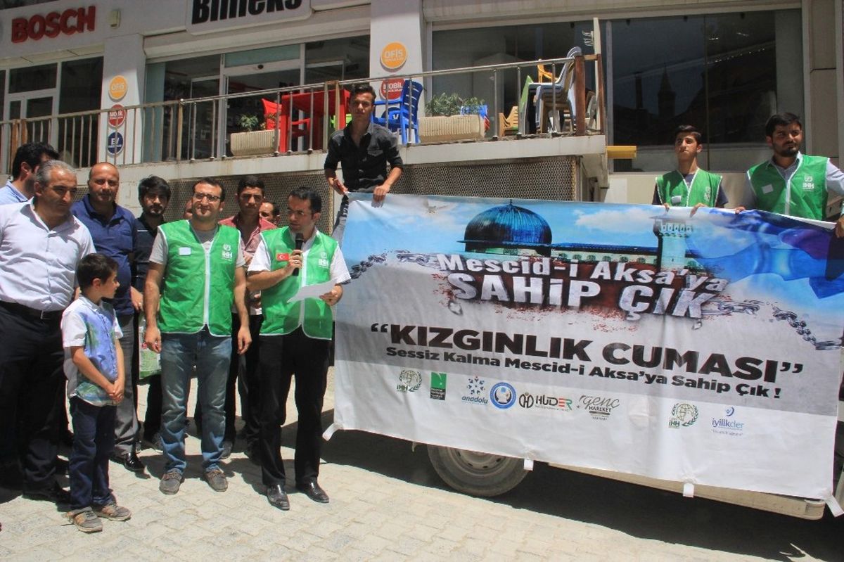 Hakkari\'den İsrail\'e Tepki