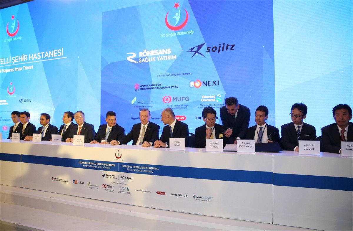 İkitelli İstanbul Şehir Hastanesi Kredi Anlaşması İmza Töreni