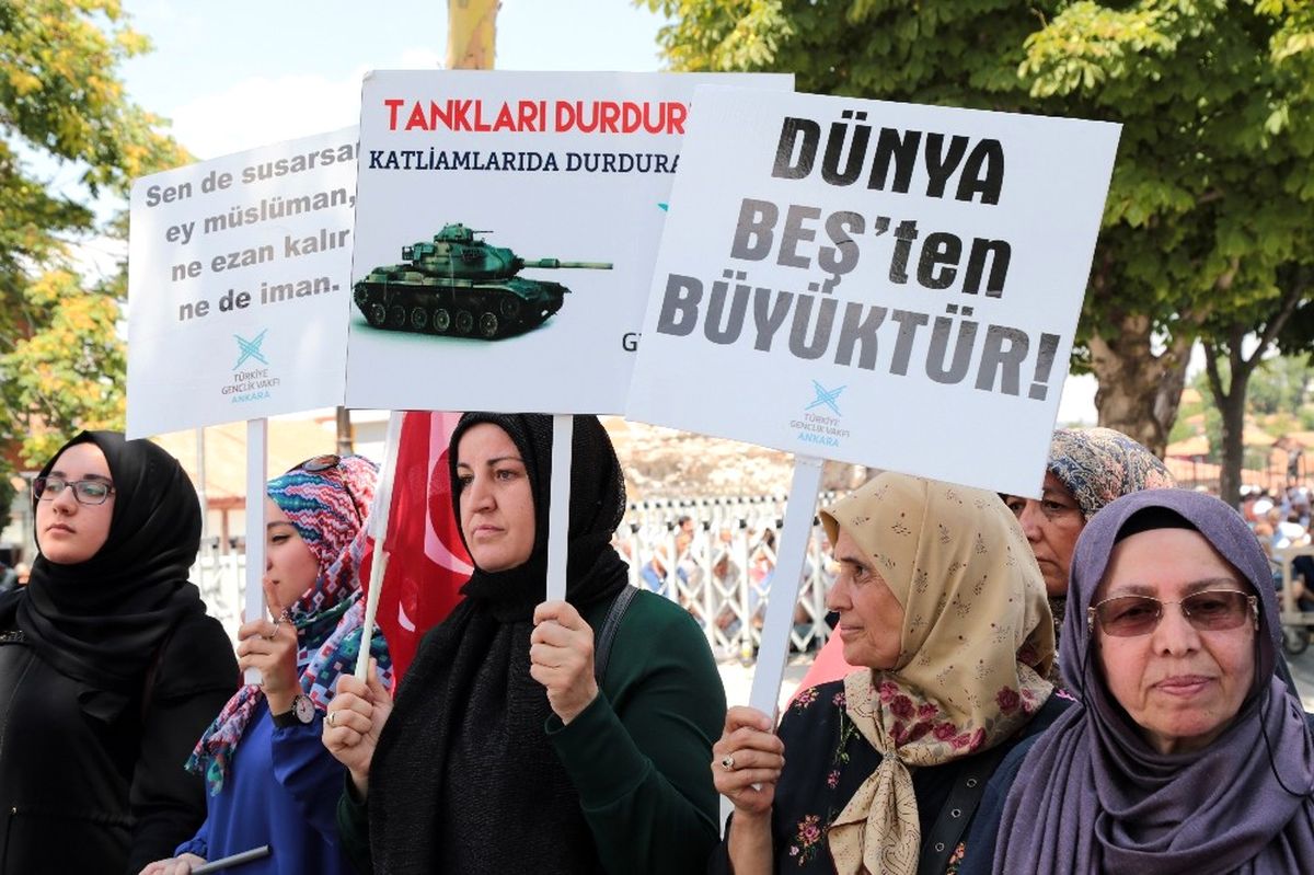 İsrail\'in Mescid-i Aksa Kararı Başkent\'te Protesto Edildi