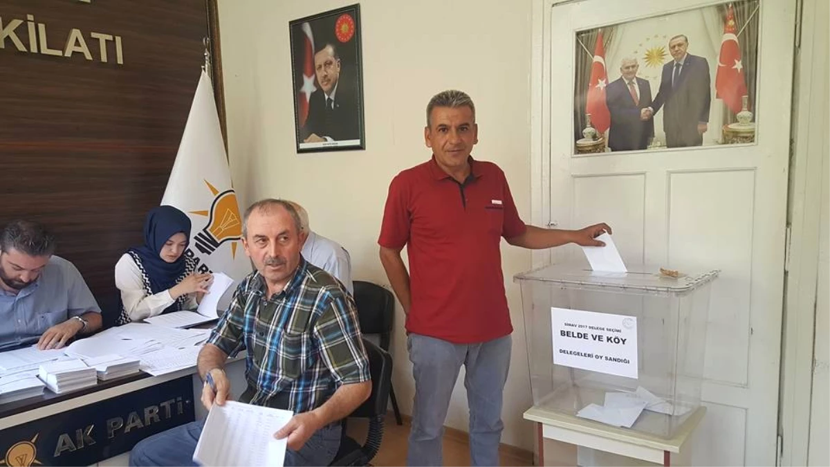 Simav\'da AK Parti Delege Seçimi