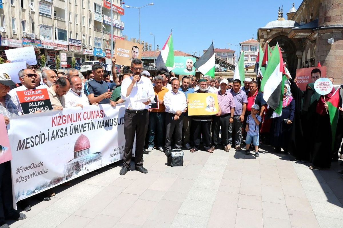 Sivas ve Yozgat\'ta İsrail Protestosu