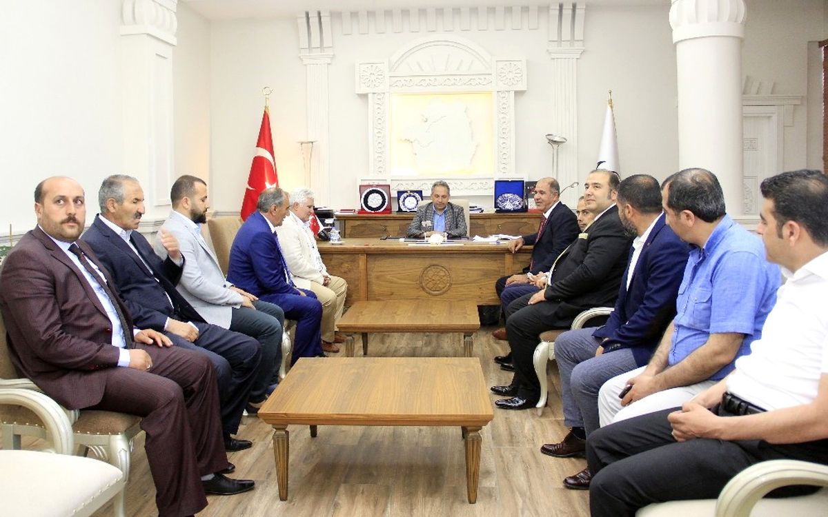 Van Vakfı Heyetinden Yalçın\'a Ziyaret