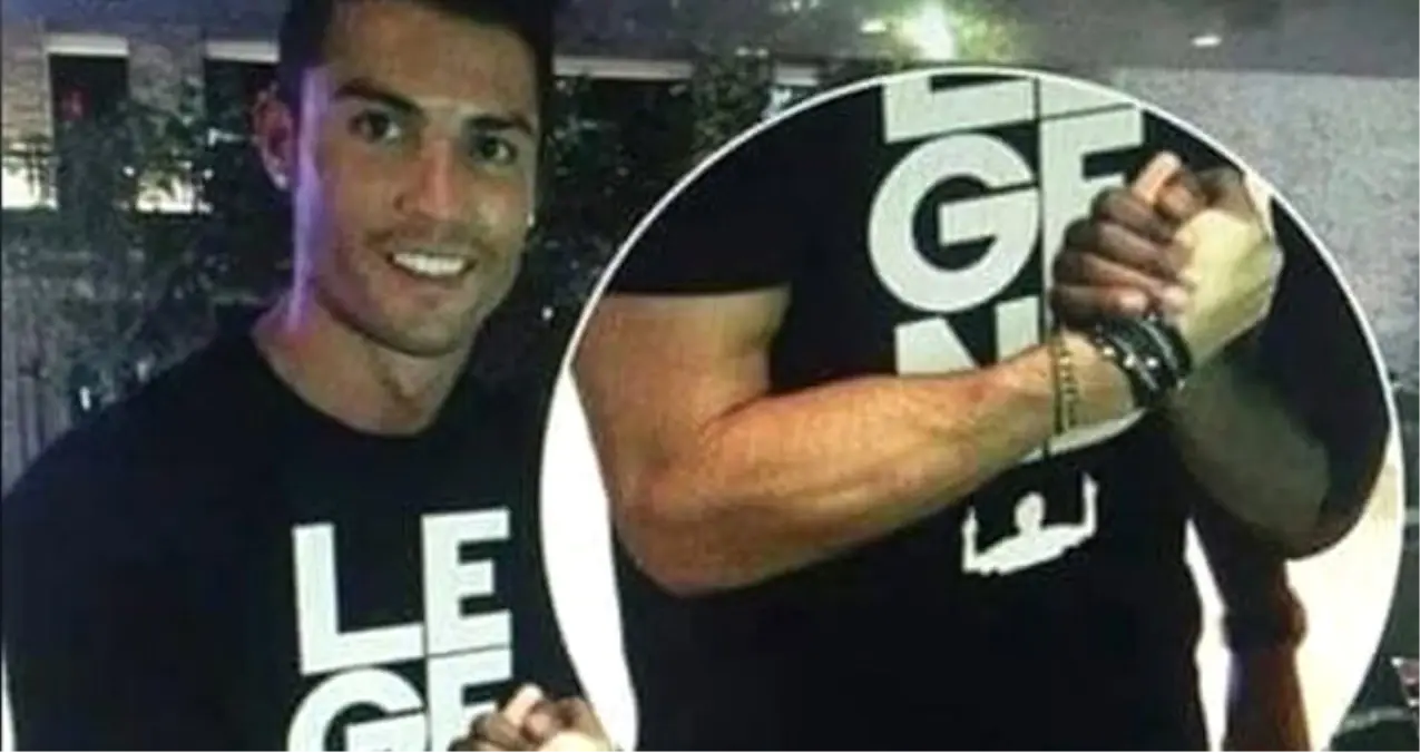 Cristiano Ronaldo, Fark Etmeden Messi Tişörtü Giydi