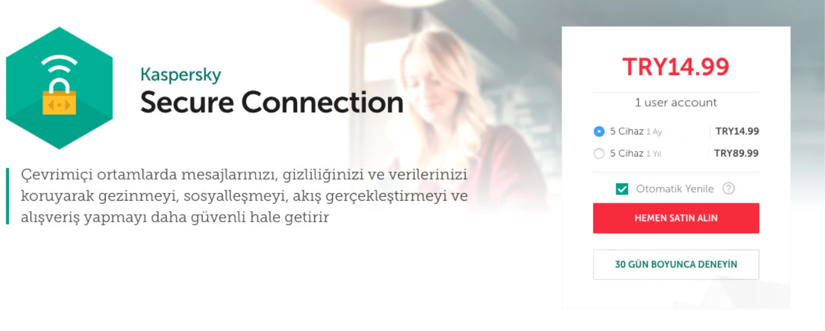 Ücretsiz Pc ve Mac İçin Vpn Çözümü Kaspersky Secure Connection