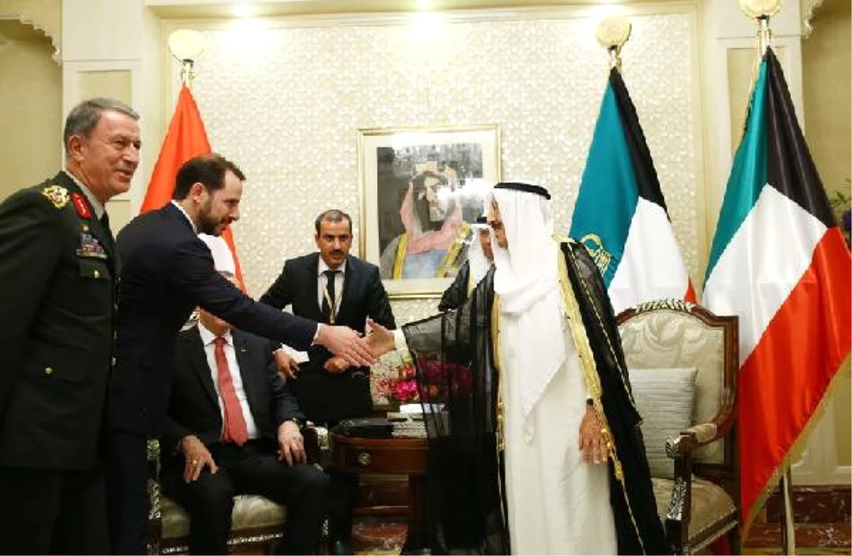 Cumhurbaşkanı Erdoğan, Kuveyt Emiri Şeyh Sabah ile Görüştü