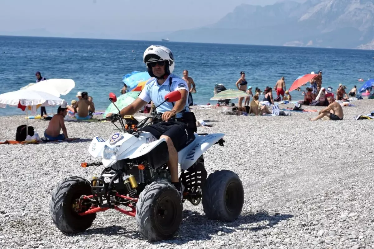 Antalya Sahilleri Atv Motorlu Polis Timleri\'ne Emanet