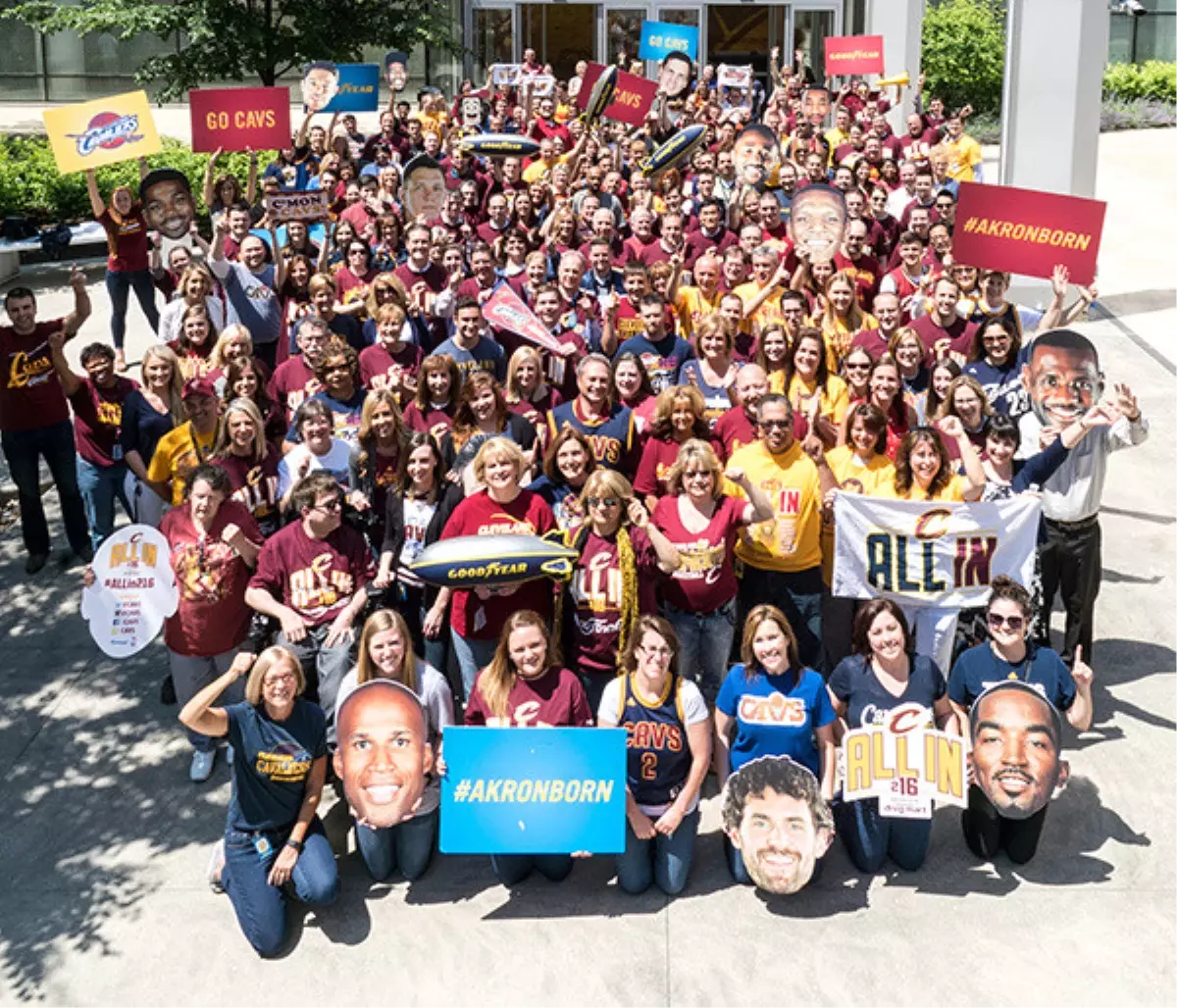 Goodyear ve Cleveland Cavaliers Güçlerini Birleştirdi!