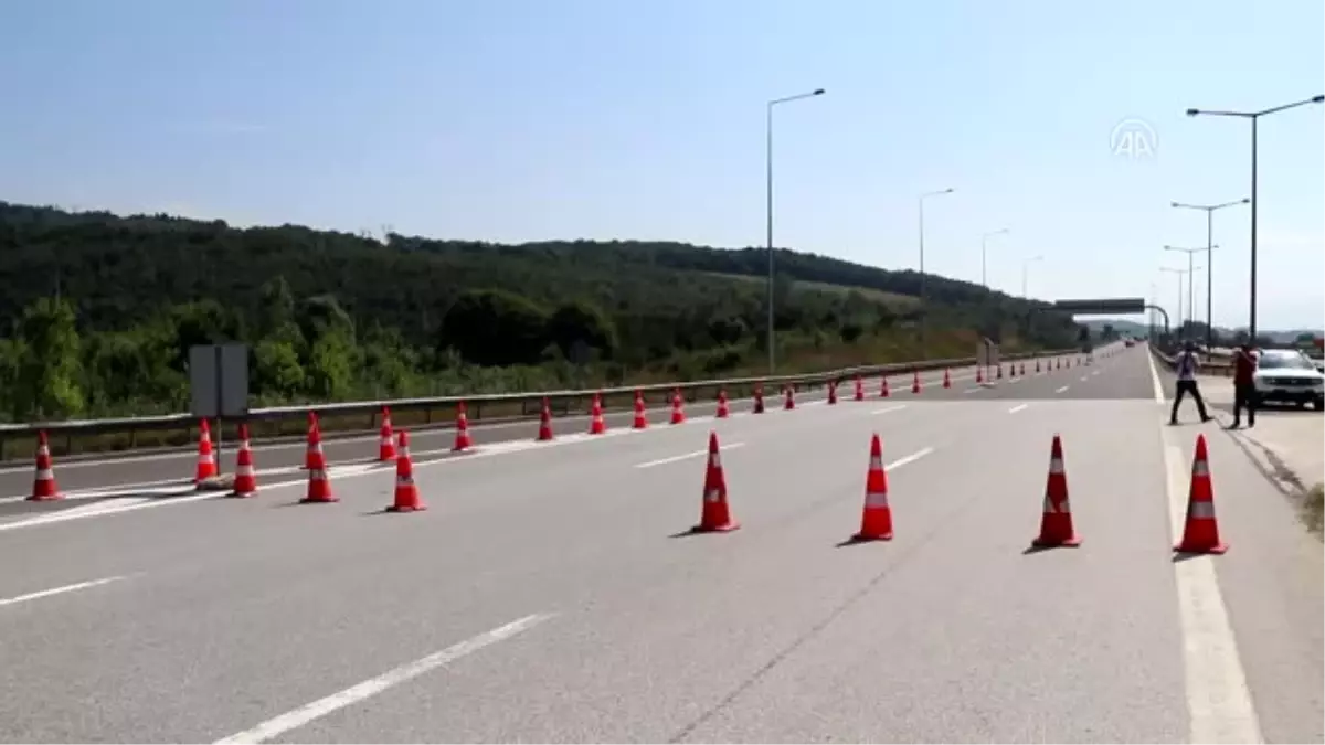 Otoyolda Bakım Çalışmaları