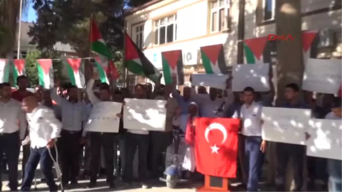 Şanlıurfa Akçakale\'de, Israil Protestosu