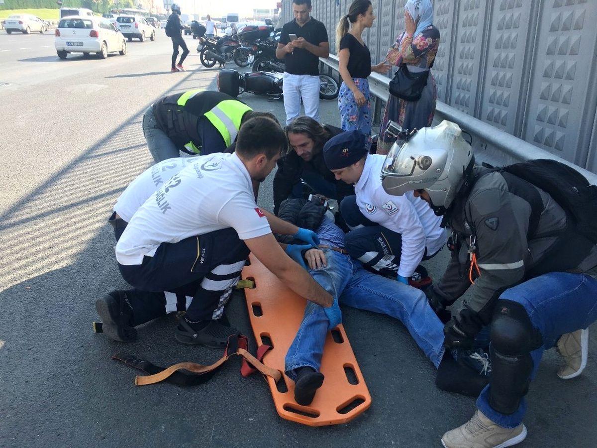 Haliç Köprüsü\'nde Trafik Kazası: 1 Yaralı